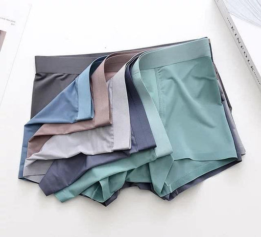 Comfy and Lightweight Men's Ice Silk Briefs Boxers (Pack of 5)