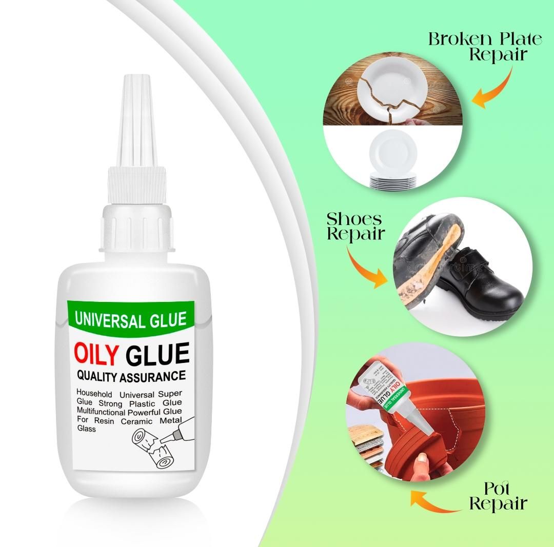 GripGlue High Strength Oily Super Adhesive Glue (Pack Of 2)