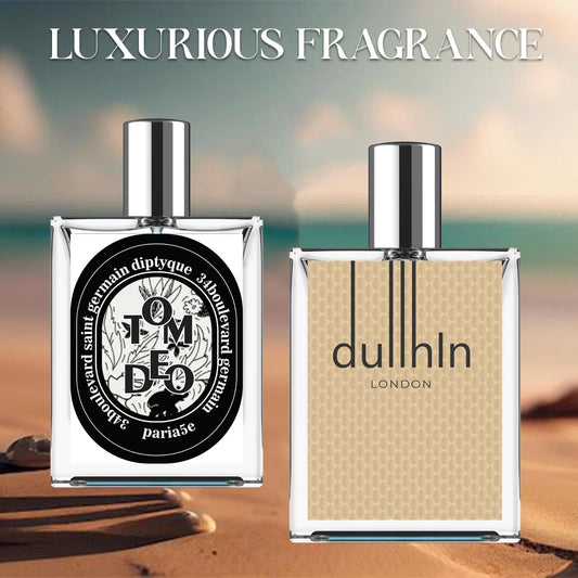 Buy 1 Get 1 Free - Dullhin LONDON and Tom Deo Luxurious Perfume Combo ( Pack Of 2 )