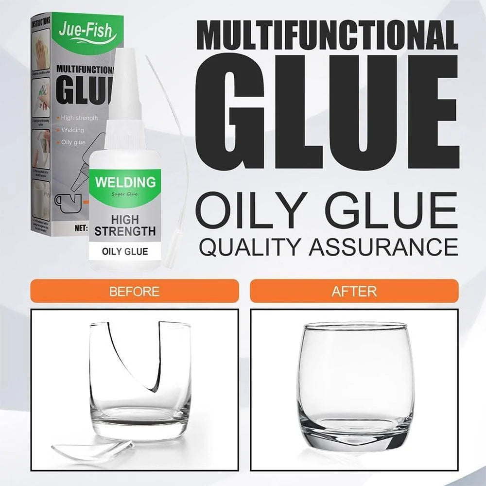 GripGlue High Strength Oily Super Adhesive Glue (Pack Of 2)